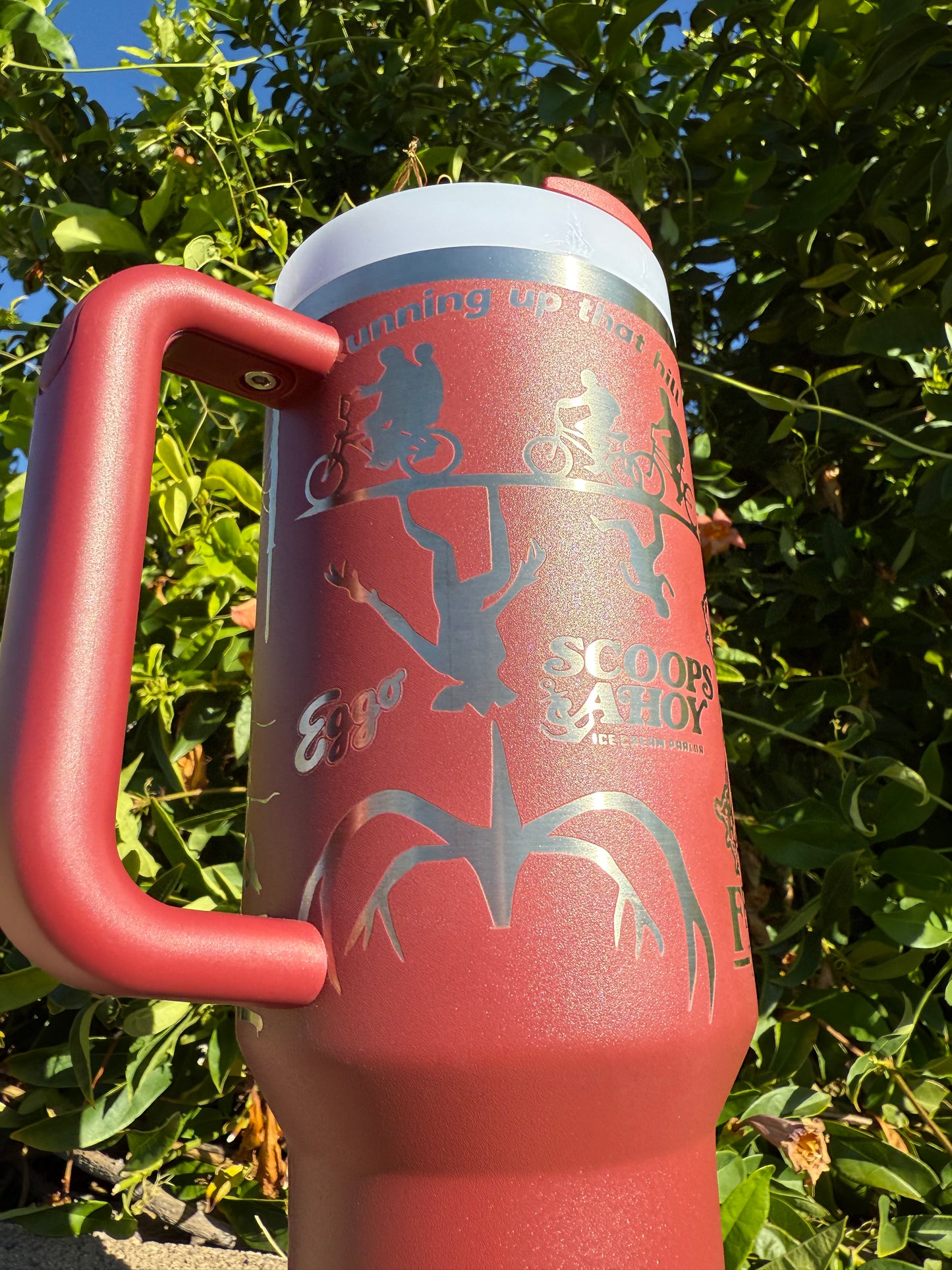 Stranger Things Laser Engraved 40oz Tumbler || Stanley || Hawkins || Eleven ||