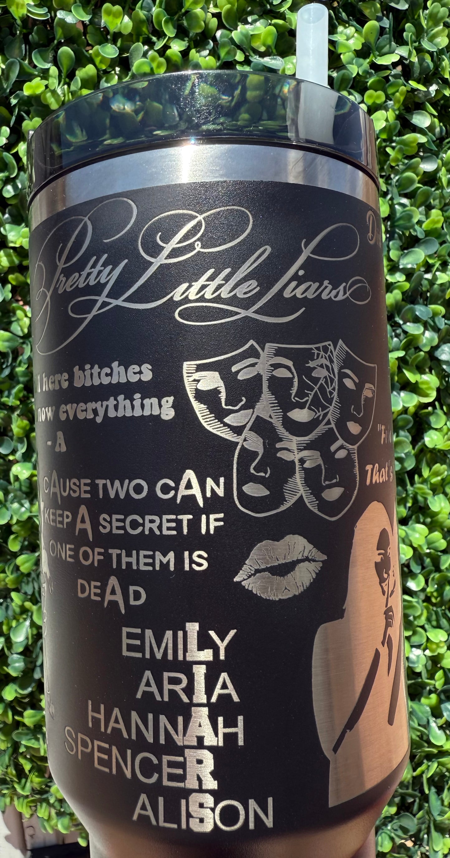 Pretty Little Liars 40oz Laser Engraved Stanley