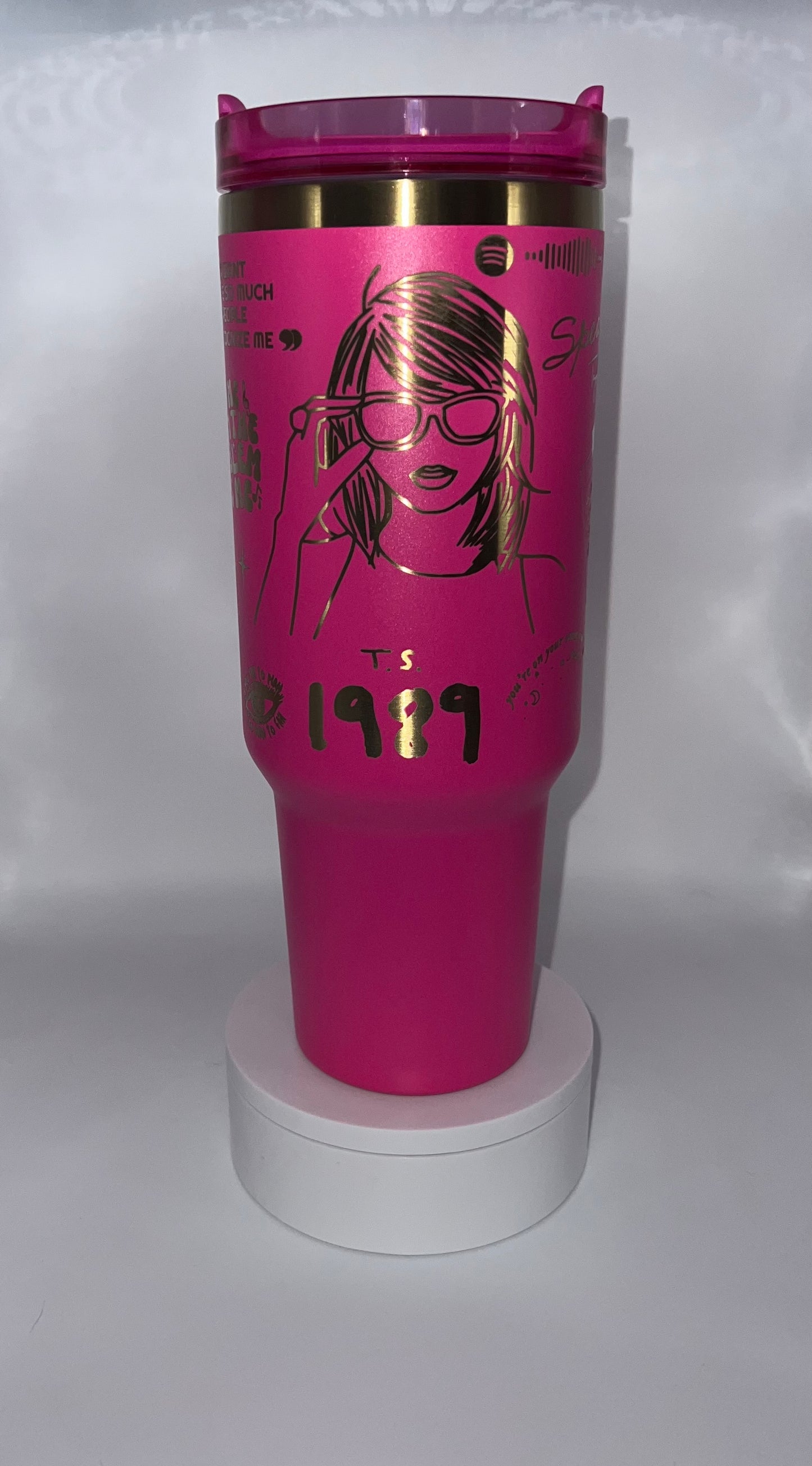 Taylor Swift Laser Engraved 40oz Tumbler