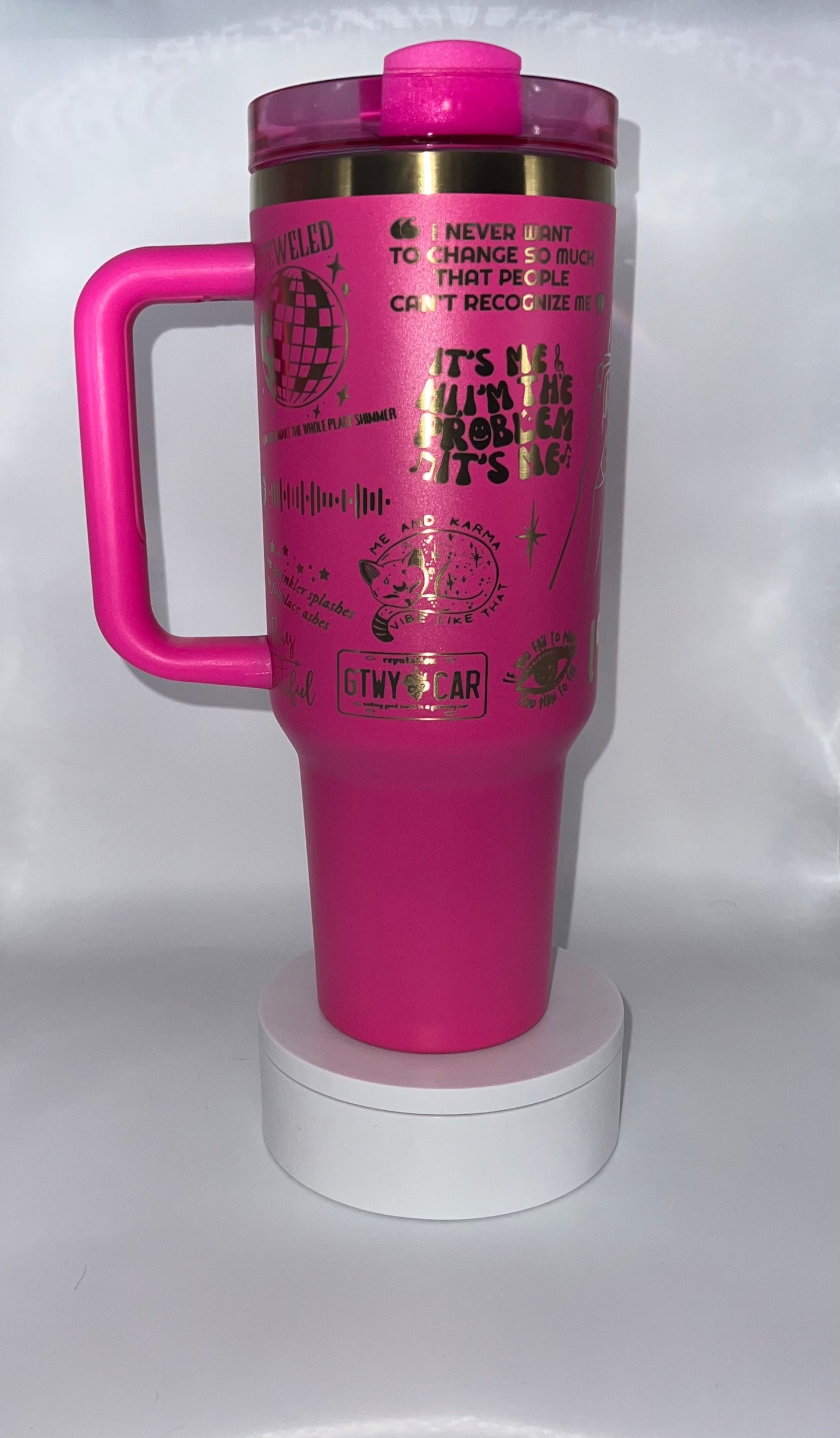 Taylor Swift Laser Engraved 40oz Tumbler