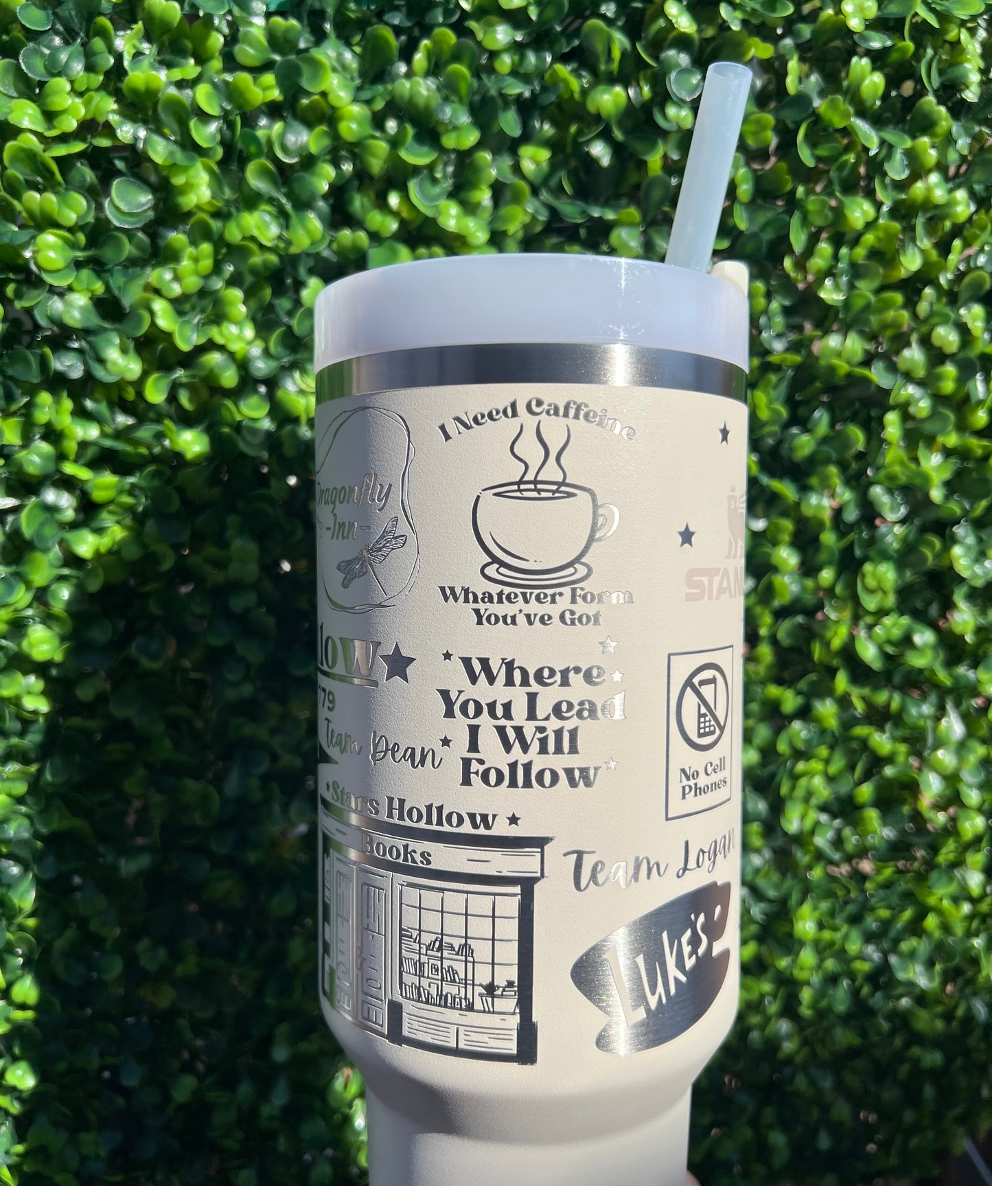 Gilmore Girls Laser Engraved 40oz Tumbler || Stanley || Stars Hollow || Lukes Diner