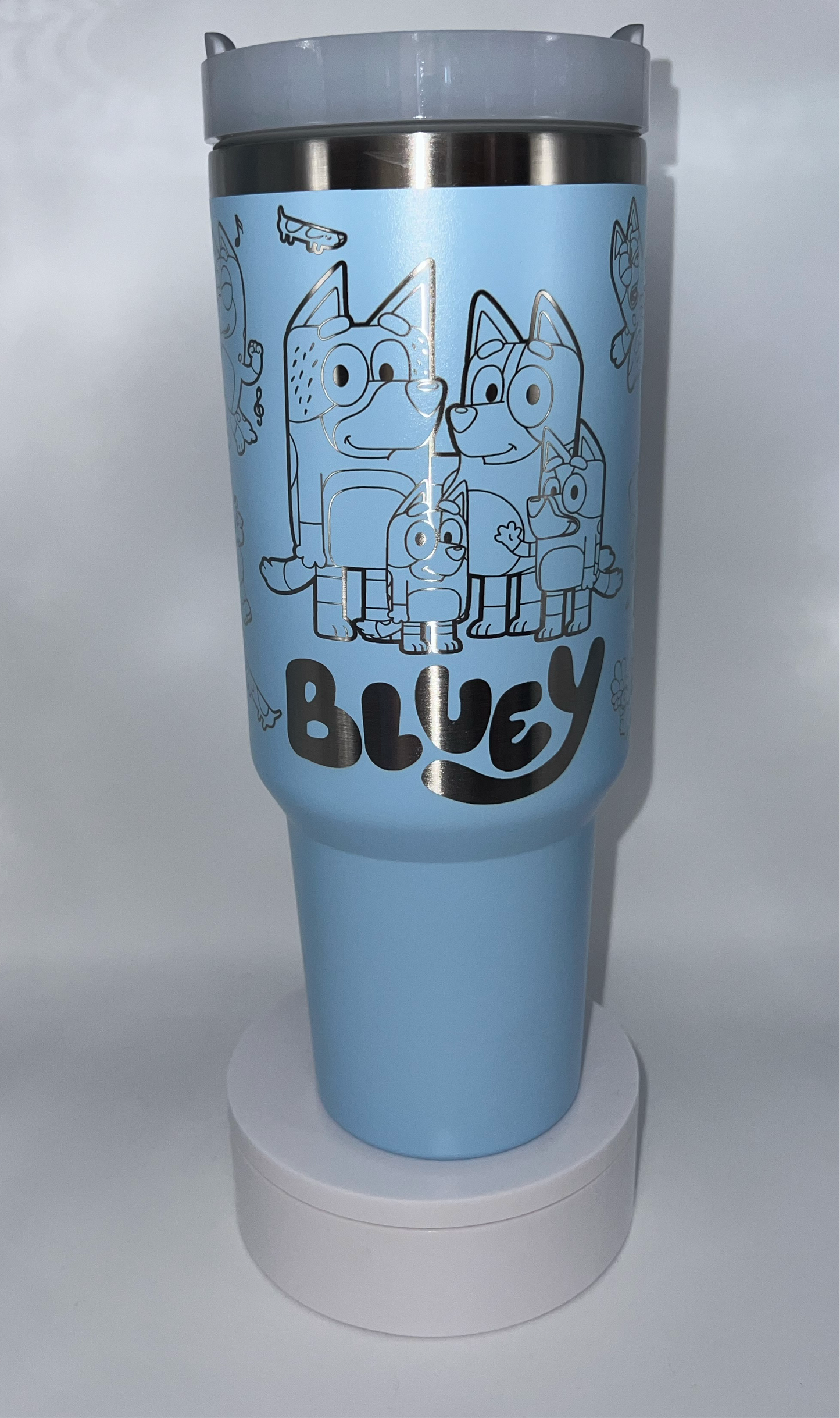 Bluey 40oz Laser Engraved Tumbler || Bluey || Stanley