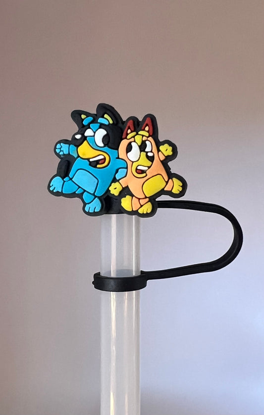 Bluey & Bingo Straw Topper