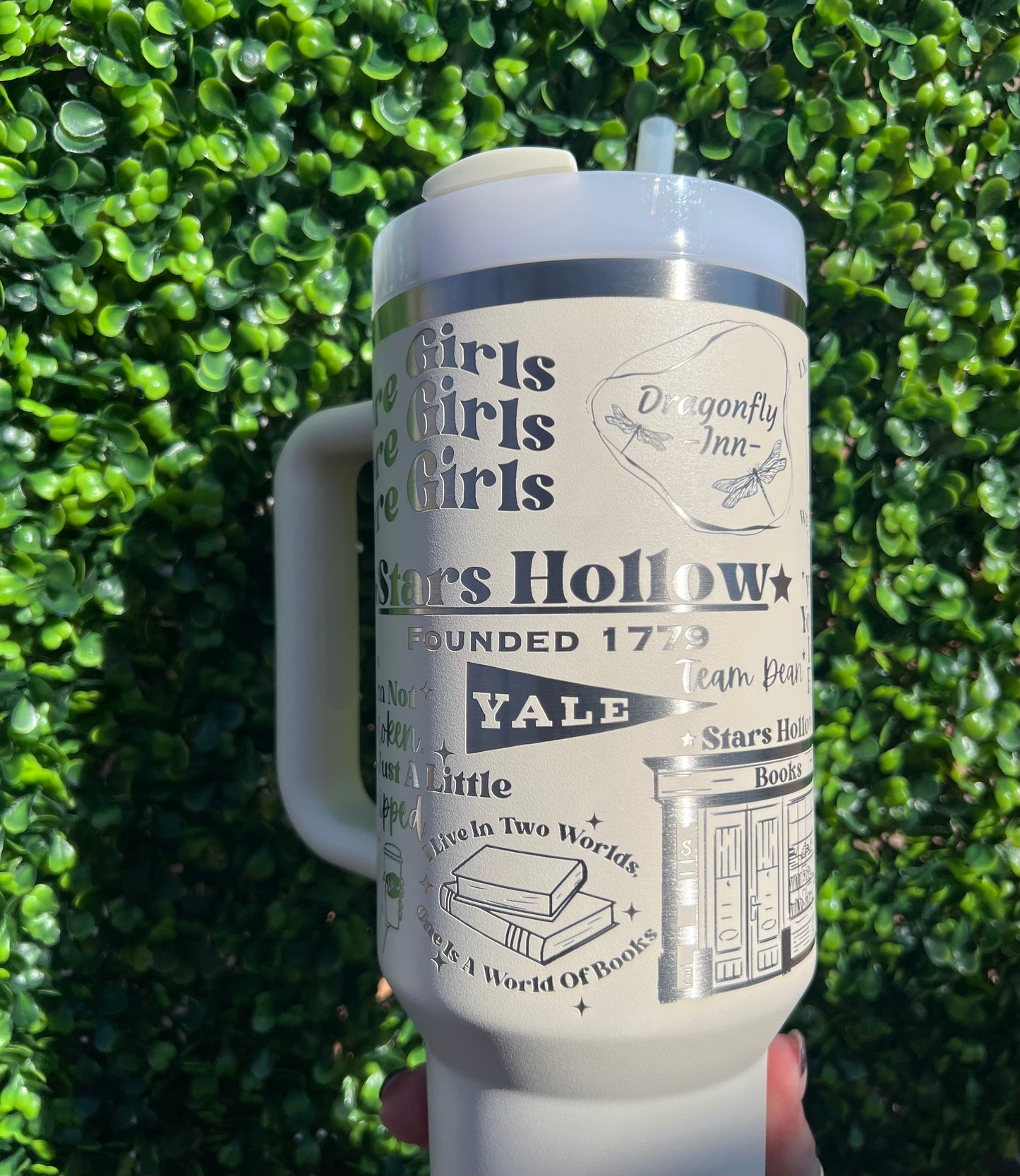 Gilmore Girls Laser Engraved 40oz Tumbler || Stanley || Stars Hollow || Lukes Diner