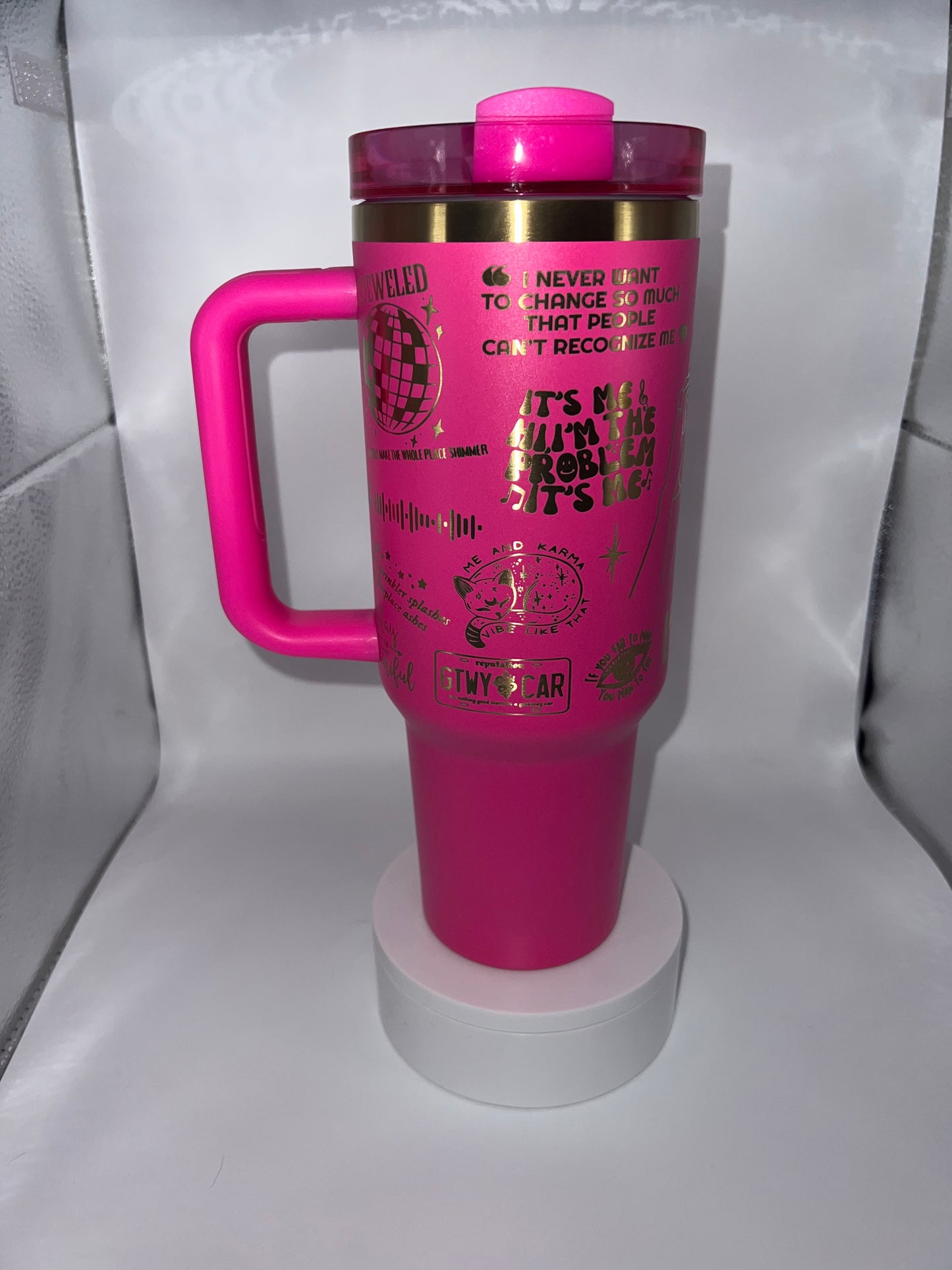 Taylor Swift Laser Engraved 40oz Tumbler