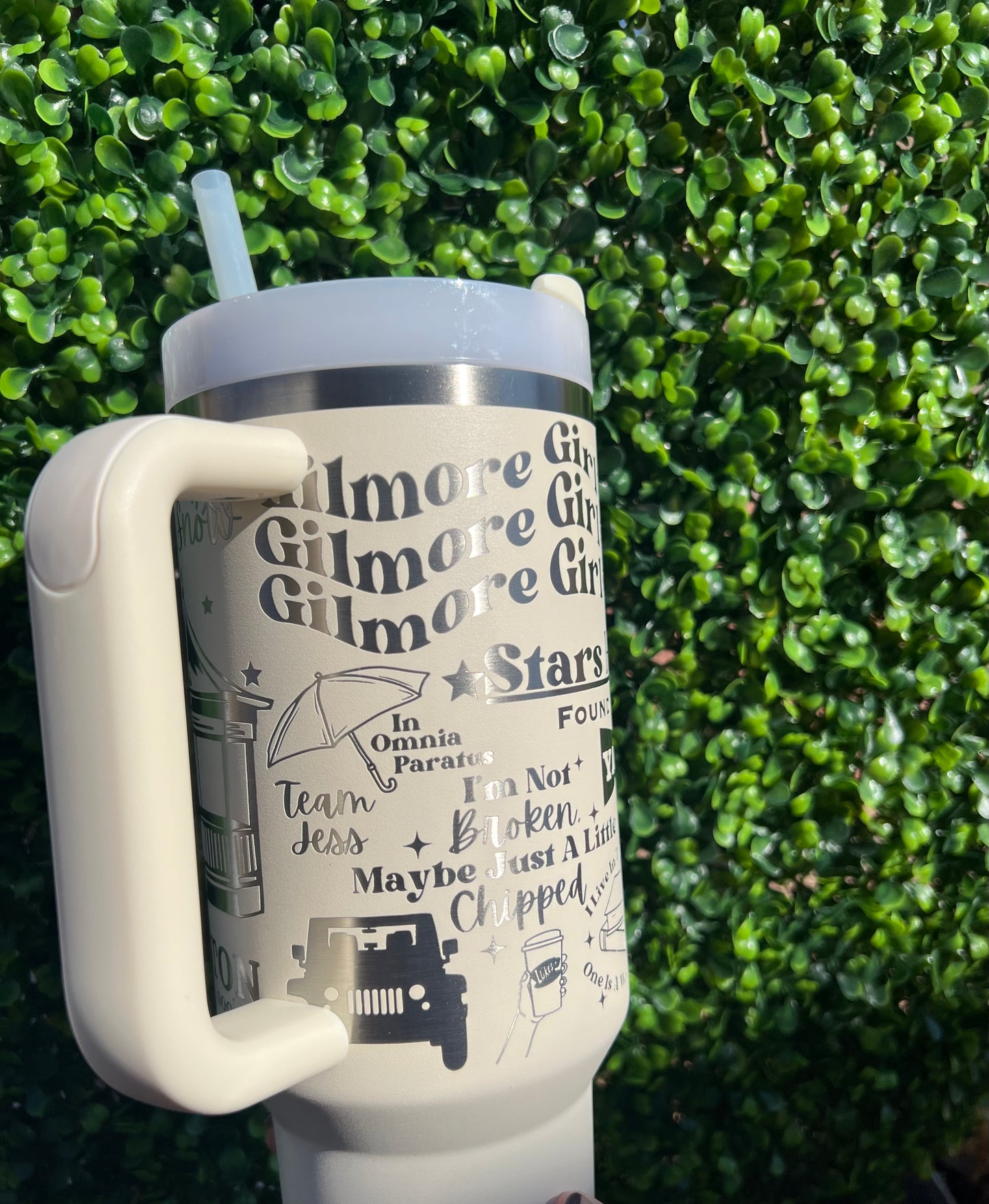 Gilmore Girls Laser Engraved 40oz Tumbler || Stanley || Stars Hollow || Lukes Diner