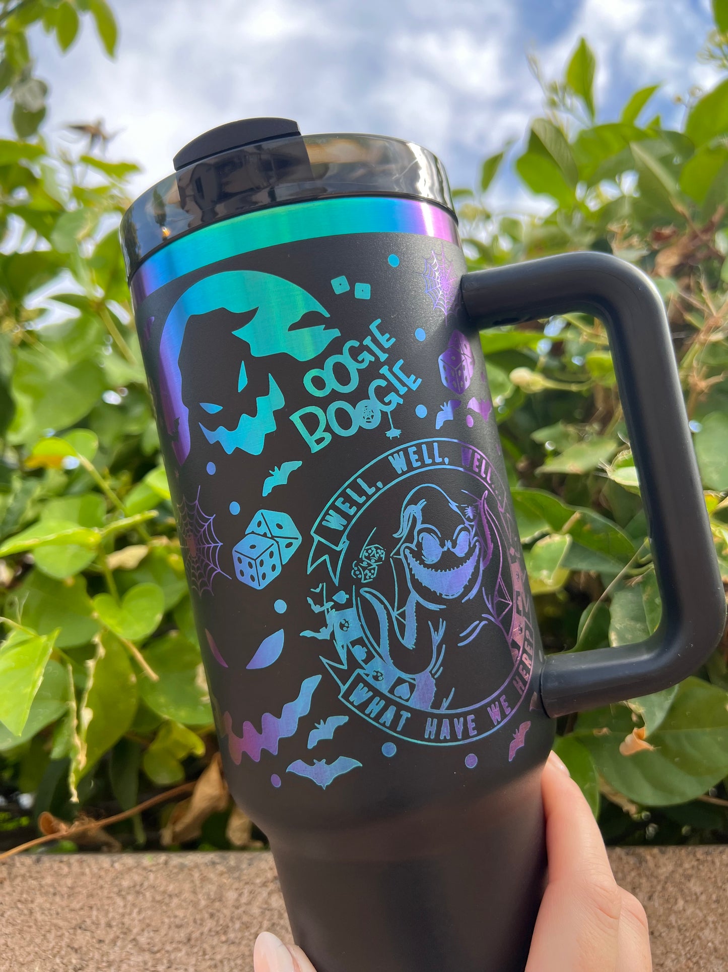 Oogie Boogie 40oz Laser Engraved Tumbler