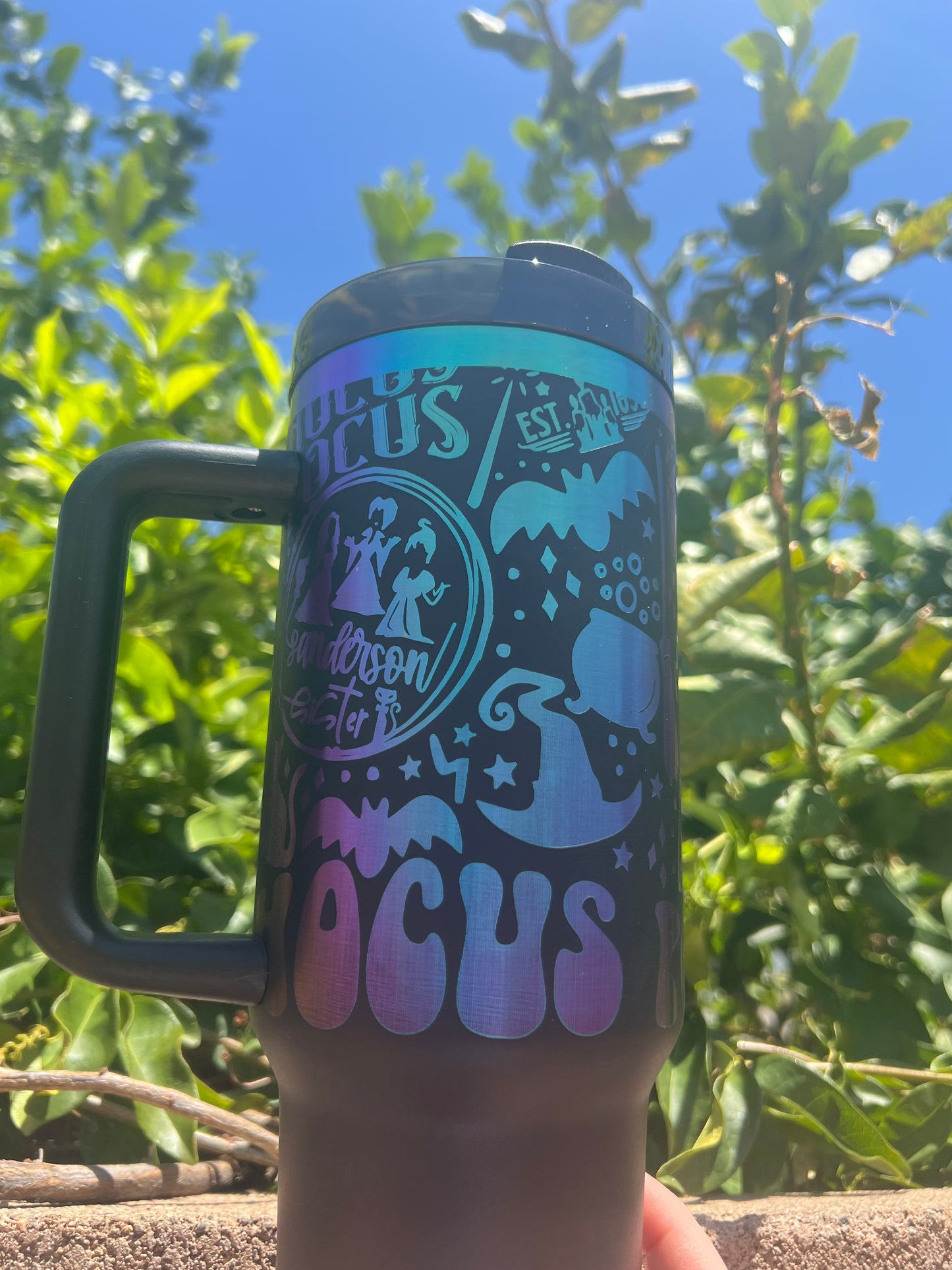 Hocus Pocus 40oz Laser Engraved Tumbler