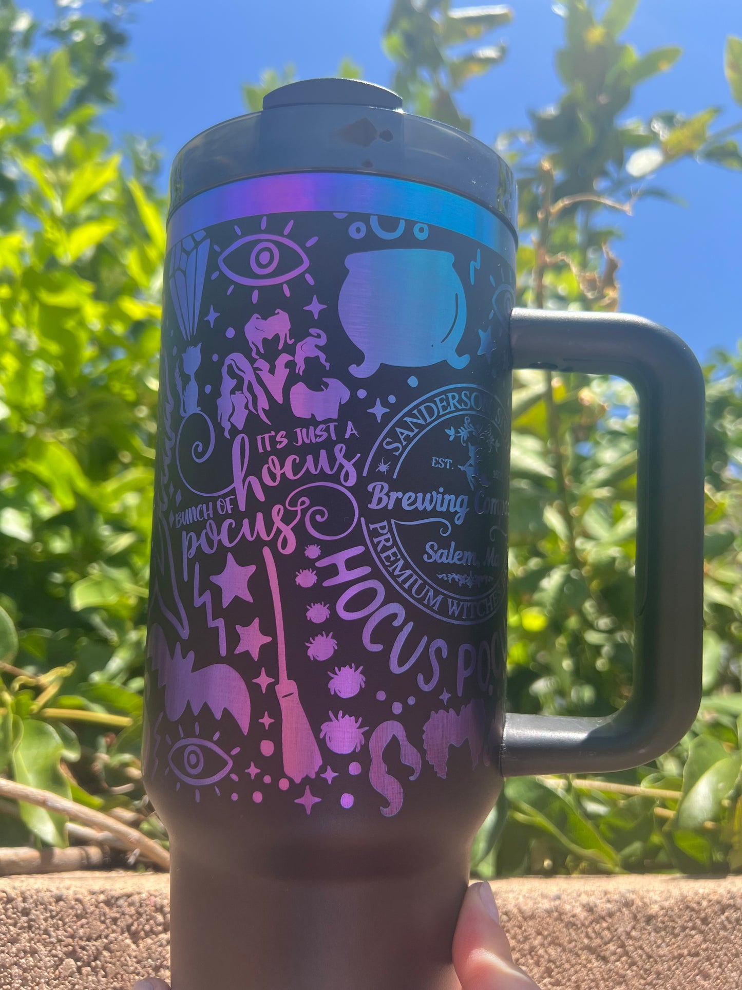 Hocus Pocus 40oz Laser Engraved Tumbler