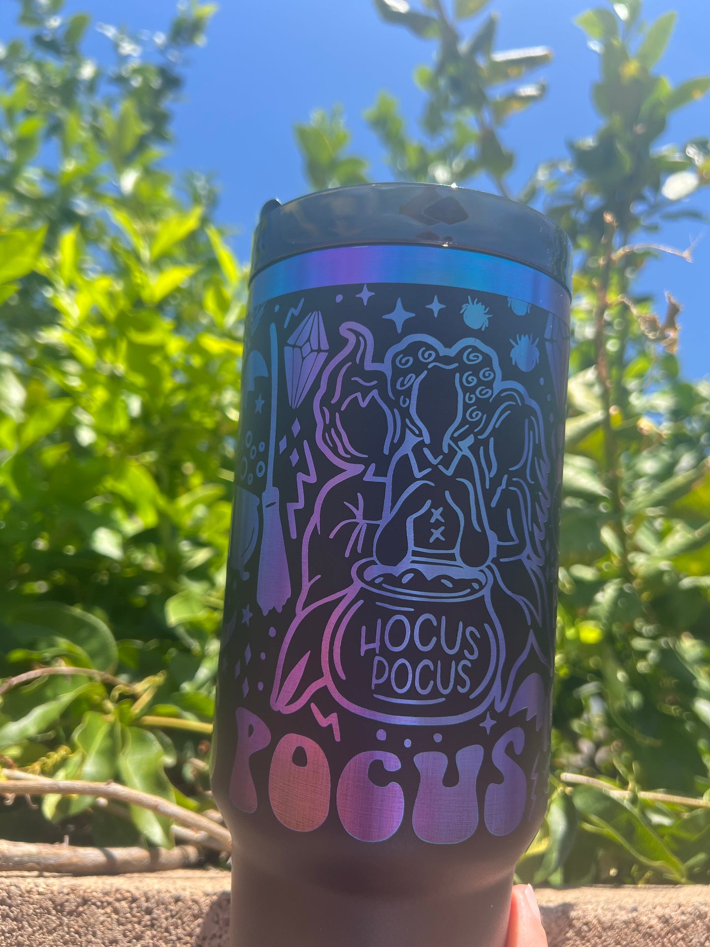 Hocus Pocus 40oz Laser Engraved Tumbler