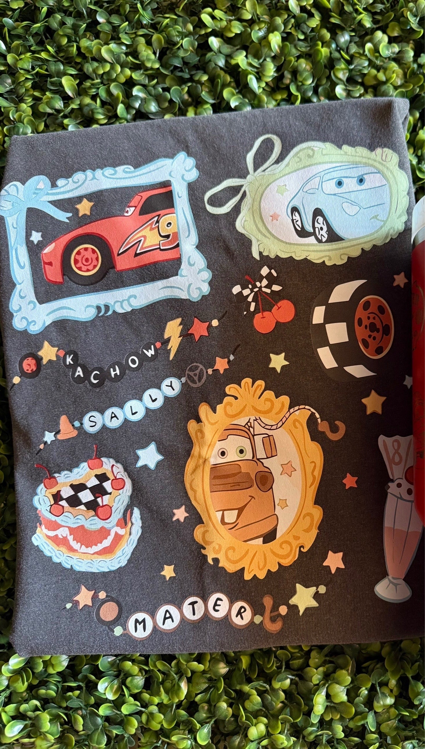 Cars Shirt || Comfort Colors || Lightning McQueen || Tow Mater || Route 66