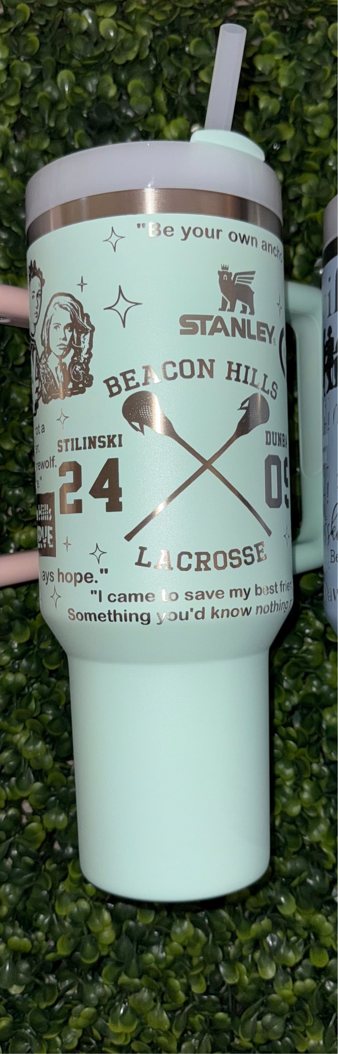 Teen Wolf Laser Engraved 40oz Tumbler || Stanley ||