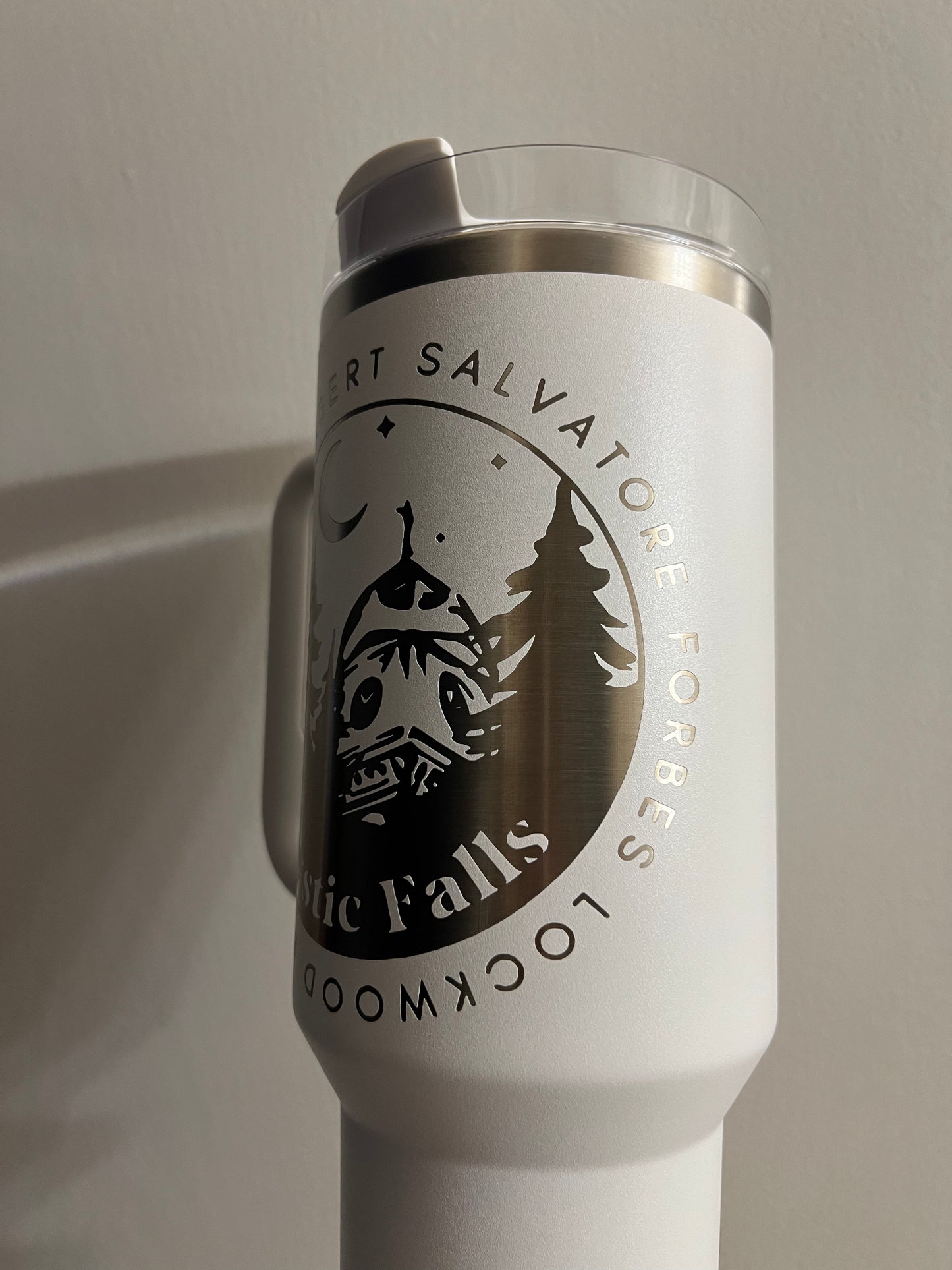 Mystic Falls Laser Engraved 40oz Tumbler