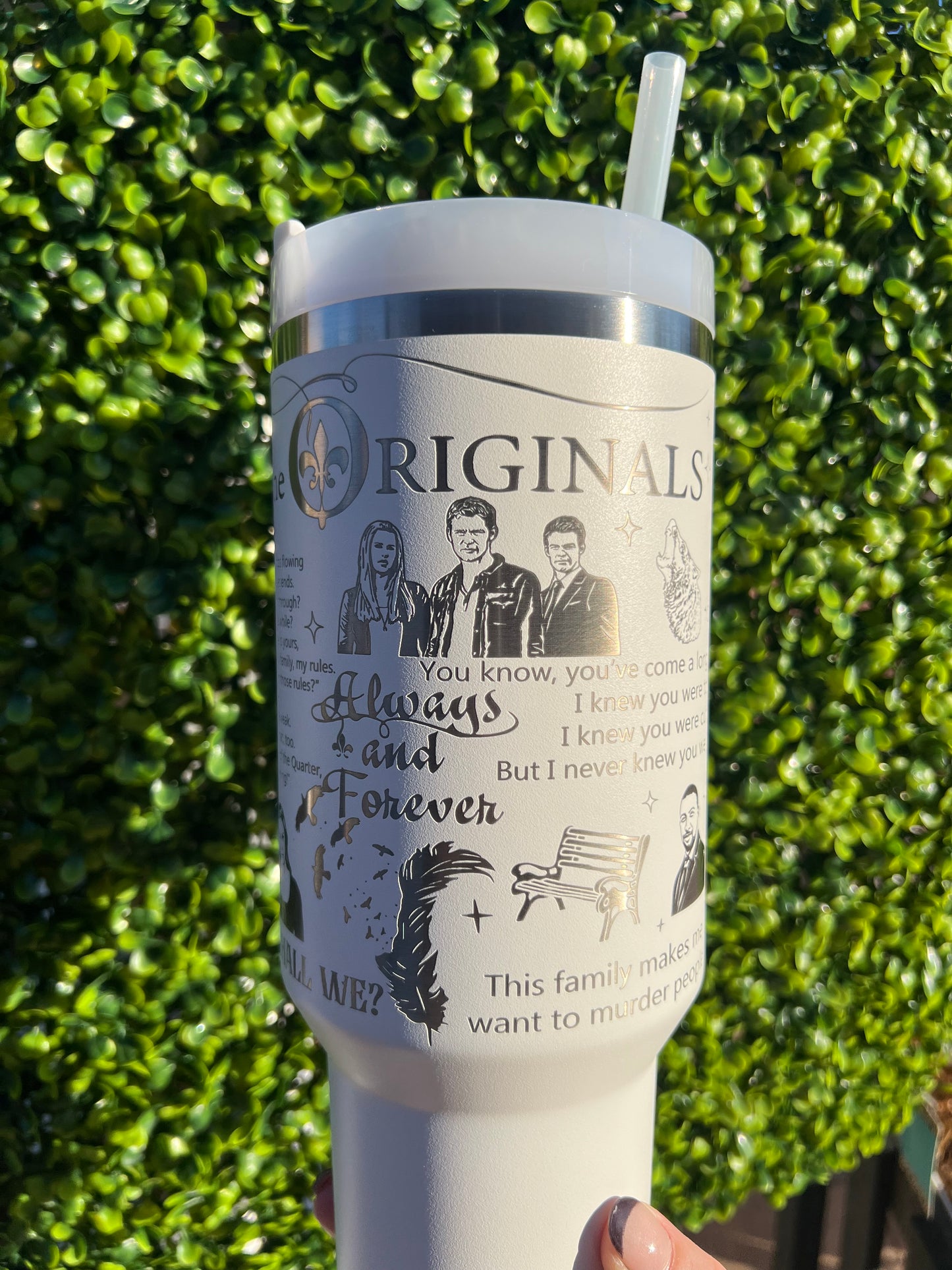 The Originals Laser Engraved 40oz Tumbler || Stanley || TVDU || TVD