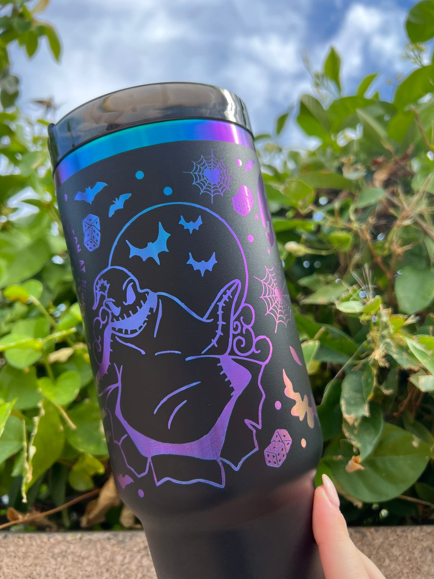 Oogie Boogie 40oz Laser Engraved Tumbler