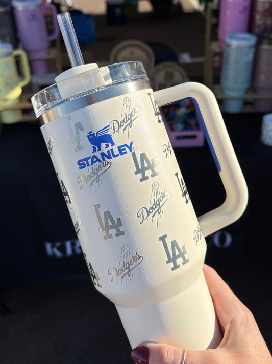 Dodgers Laser Engraved Stanley || LA || Los Angeles || 2024 || 2025 || Baseball
