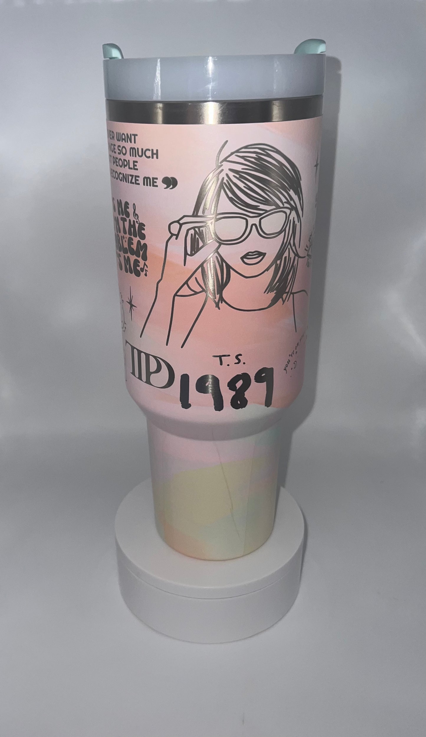 Taylor Swift Laser Engraved 40oz Stanley