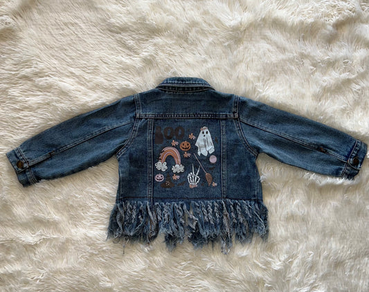 Toddler Distressed Denim Jacket