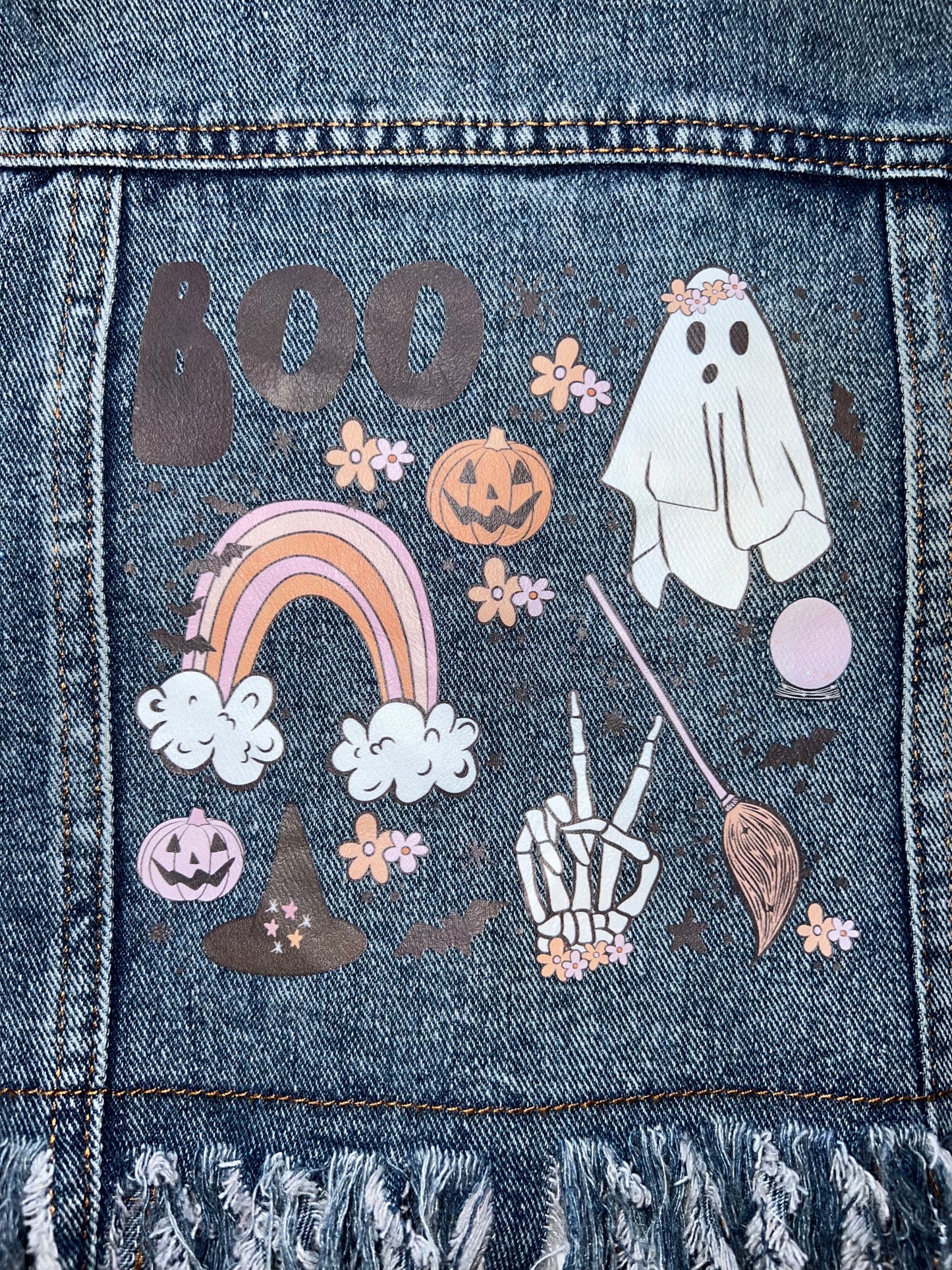 Toddler Distressed Denim Jacket