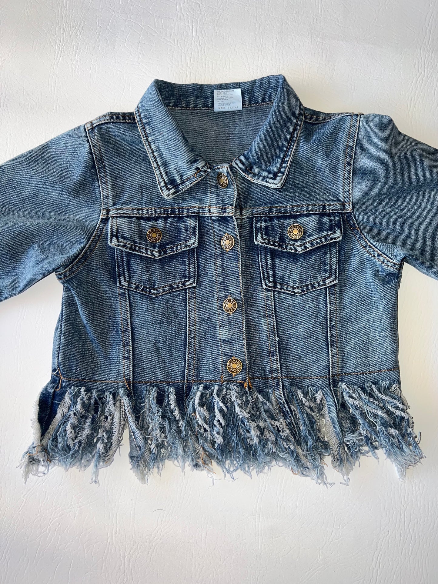 Cowgirl In Training Toddler Denim Jacket