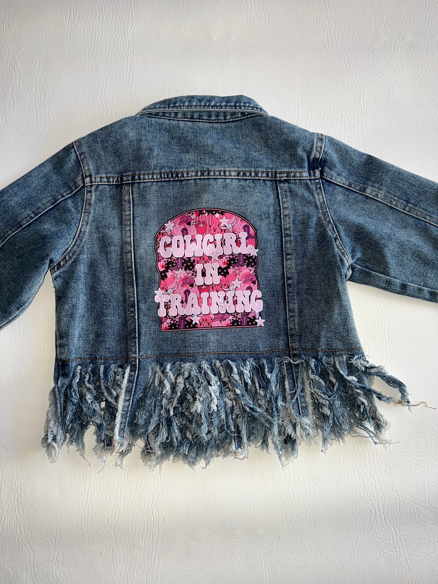 Cowgirl In Training Toddler Denim Jacket