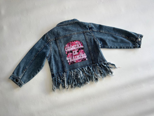 Cowgirl In Training Toddler Denim Jacket