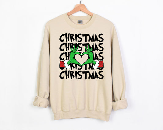 Grinch Christmas Love Crewneck