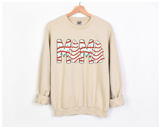 Christmas Cakes Mama Crewneck FAMILY MATCHING