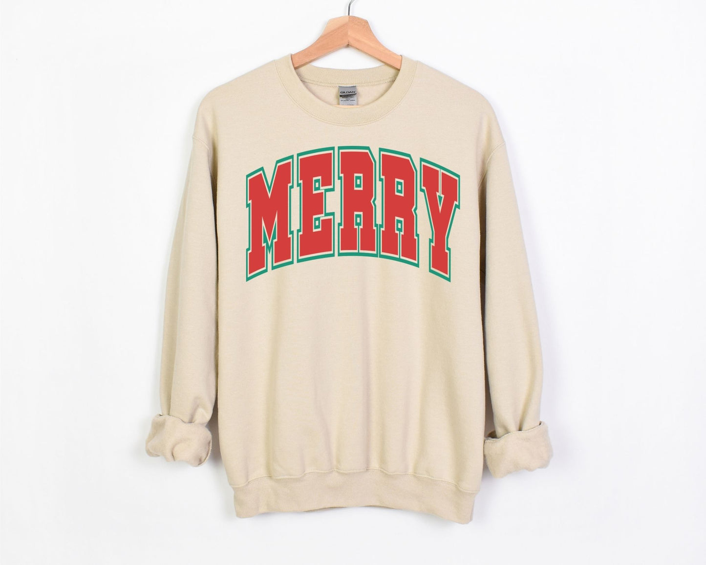 Merry Varsity Crewneck