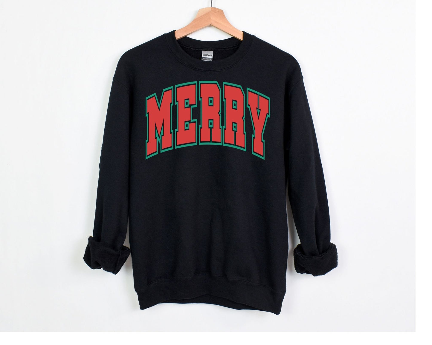 Merry Varsity Crewneck